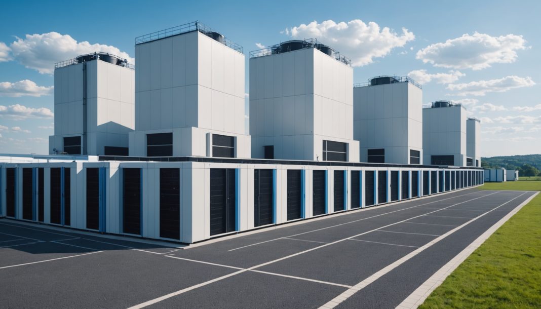 Data center d'intelligence artificielle en France, symbole de la souveraineté numérique