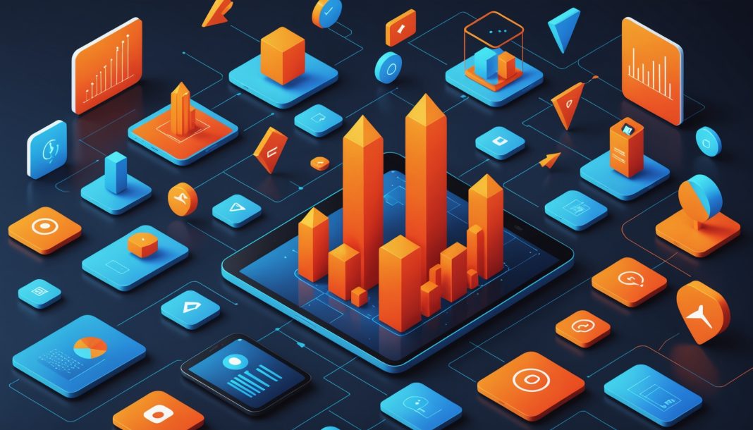 Illustration éditoriale de la publicité digitale et du retail media en France