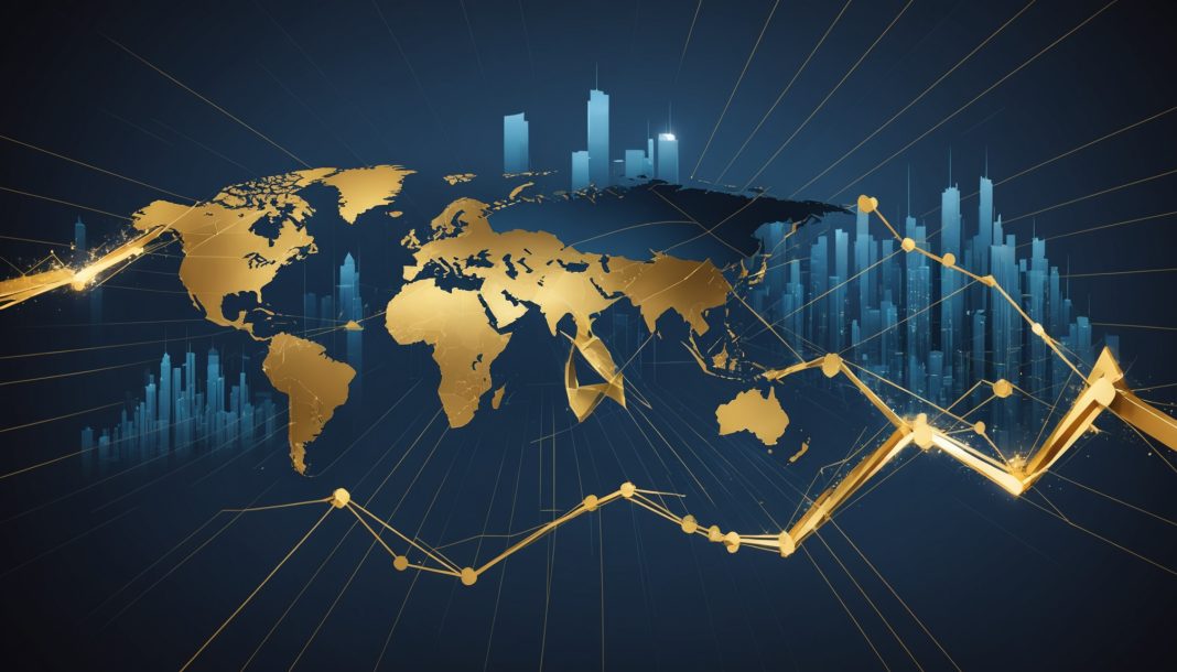Illustration de la croissance économique mondiale 2026